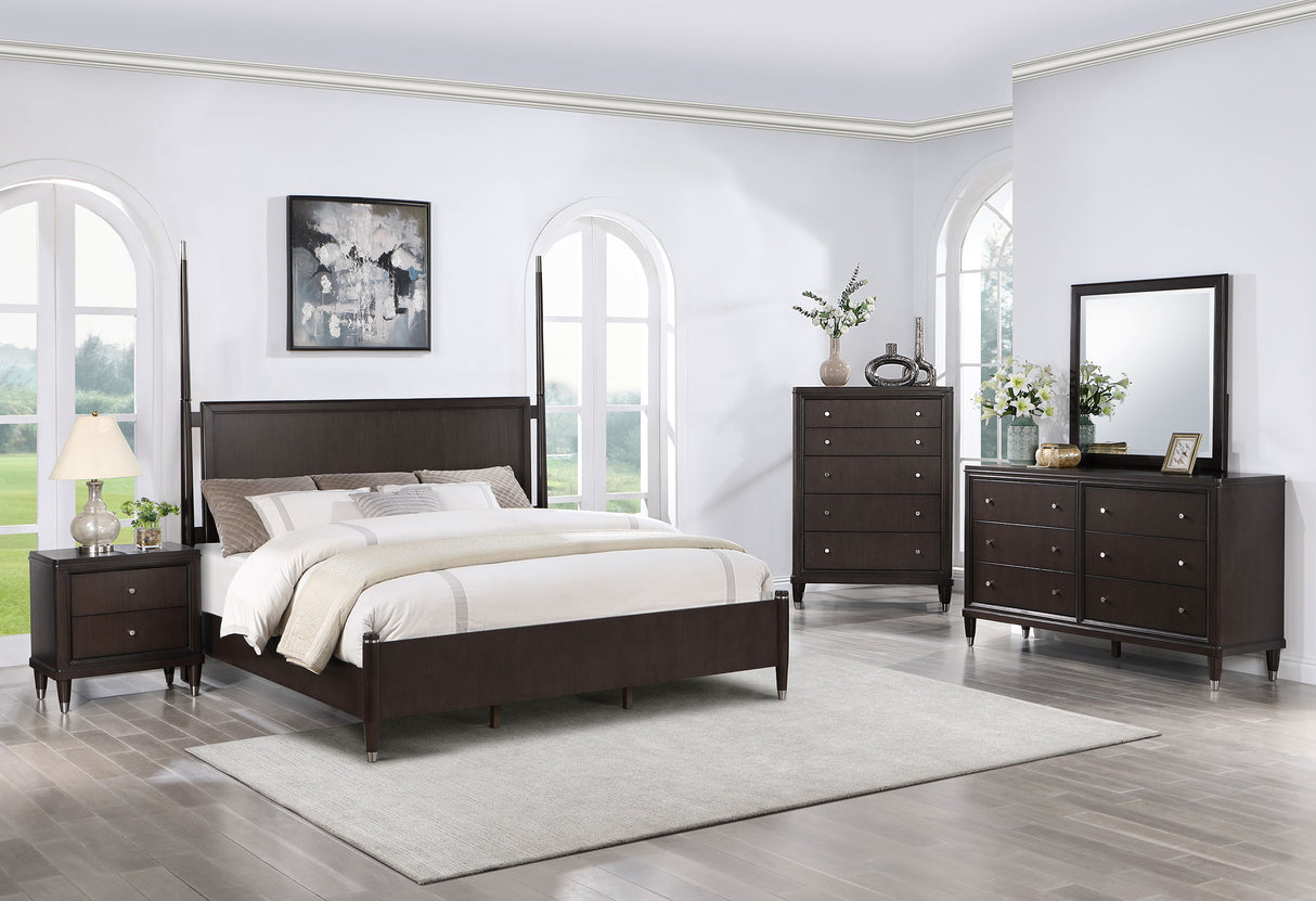 Queen Bed 5 Pc Set - Emberlyn 5-piece Queen Bedroom Set Brown