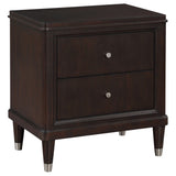 Nightstand - Emberlyn 2-drawer Nightstand Bedside Table Brown