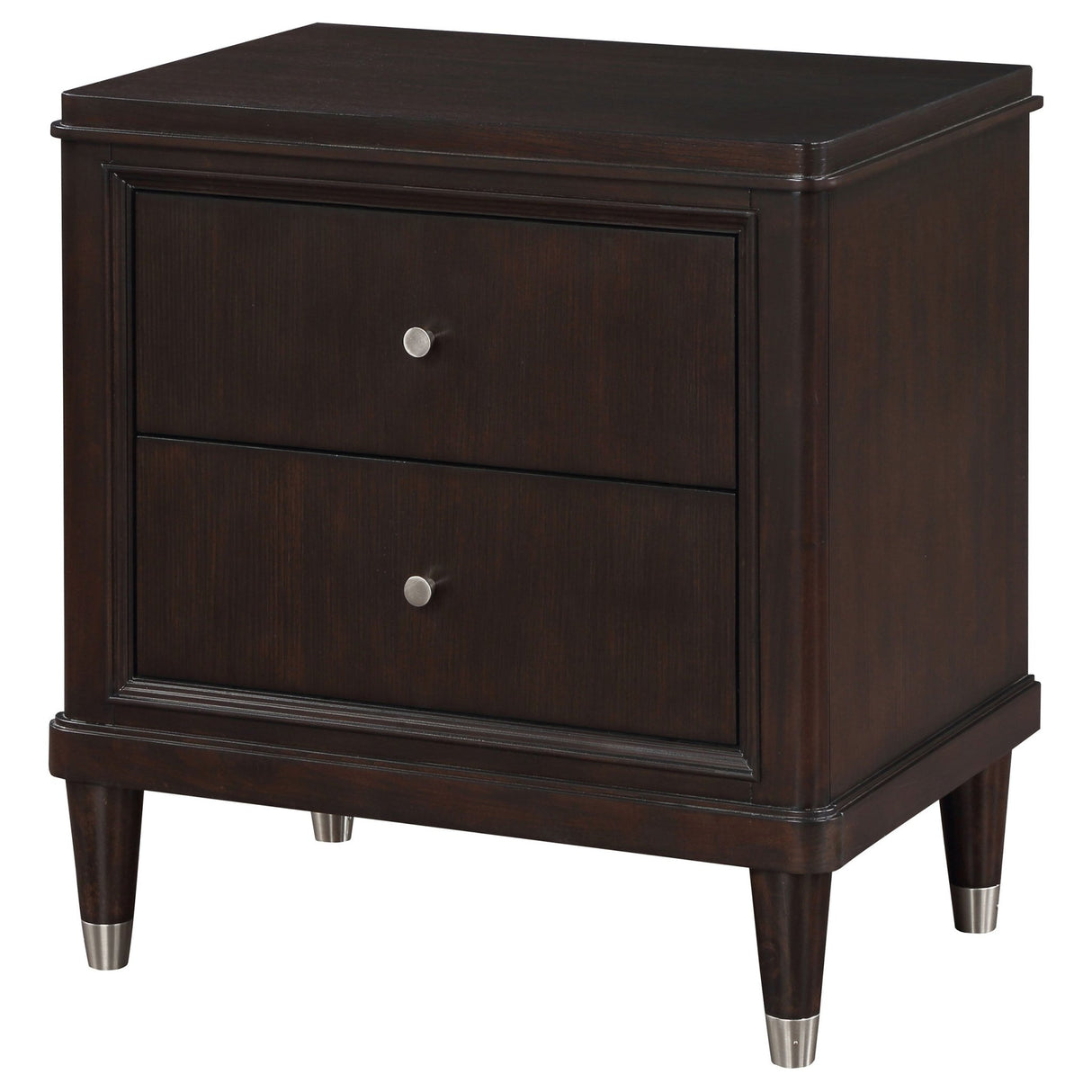 Nightstand - Emberlyn 2-drawer Nightstand Bedside Table Brown