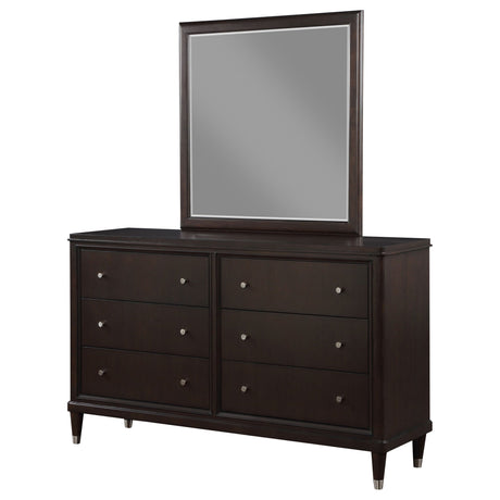 Dresser With Mirror - Emberlyn 6-drawer Bedroom Dresser with Mirror Brown