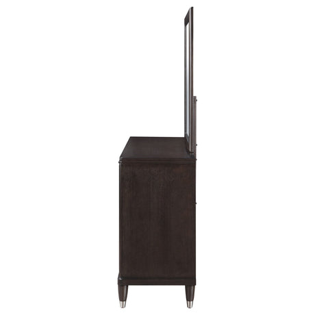 Dresser With Mirror - Emberlyn 6-drawer Bedroom Dresser with Mirror Brown