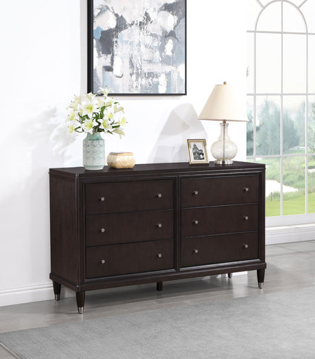 Dresser - Emberlyn 6-drawer Bedroom Dresser Brown