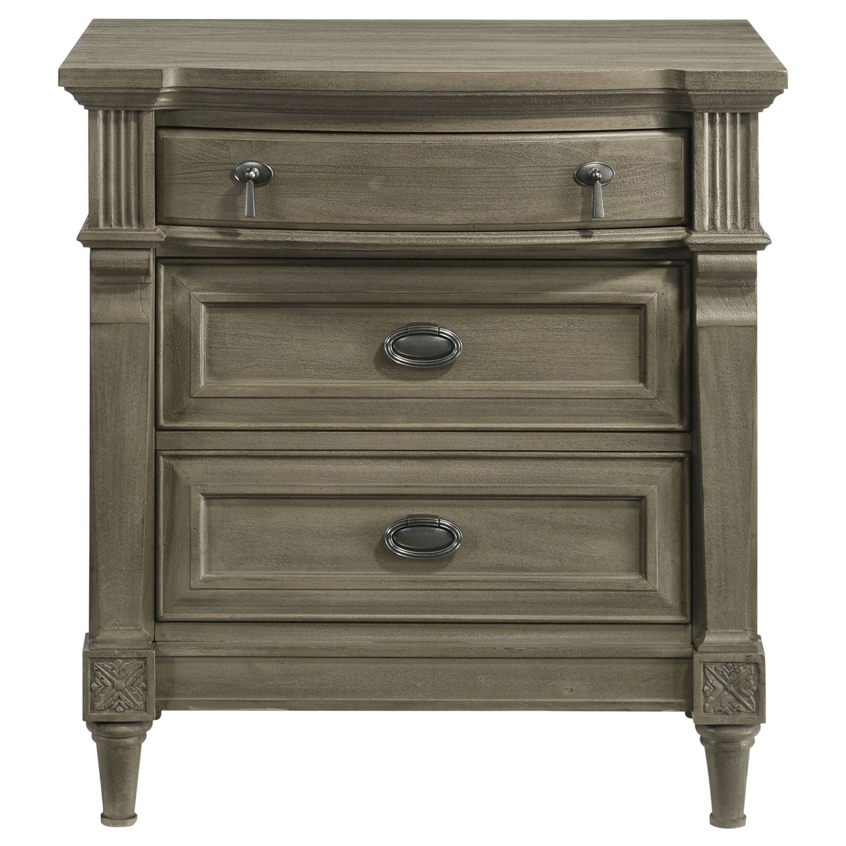 Alderwood 3 - drawer Nightstand French Grey | Coaster - 223122 - Home Elegance USA - 3