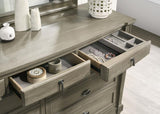 Alderwood 9 - drawer Dresser with Mirror French Grey | Coaster - 223123M - Home Elegance USA - 4