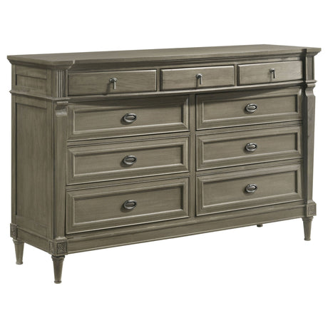 Alderwood 9 - drawer Dresser French Grey | Coaster | Home Elegance USA