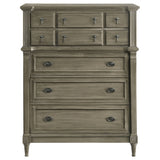 Alderwood 5 - drawer Chest French Grey | Coaster - 223125 - Home Elegance USA - 3