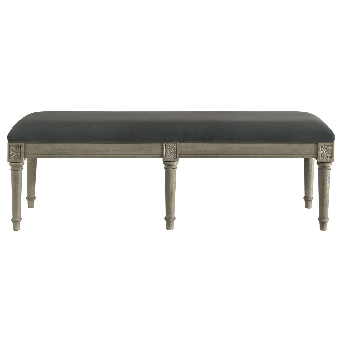 Bench - Alderwood Upholstered Bench French Grey