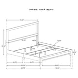 Eastern King Bed 4 Pc Set - Sidney 4-piece Eastern King Bedroom Set Rustic Pine