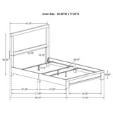 Twin Bed 4 Pc Set - Sidney 4-piece Twin Bedroom Set Rustic Pine