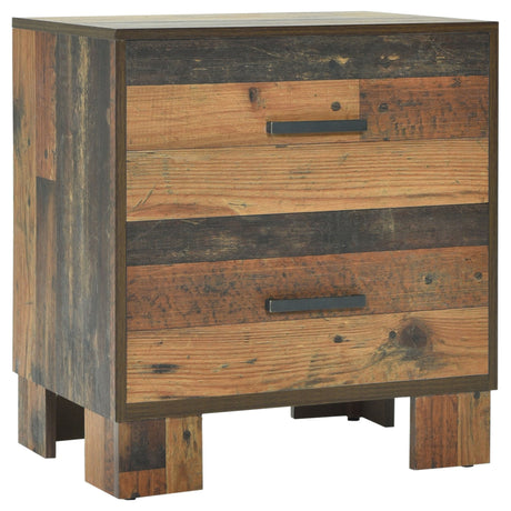 Nightstand - Sidney 2-drawer Nightstand Rustic Pine