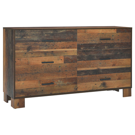 Dresser - Sidney 6-drawer Dresser Rustic Pine