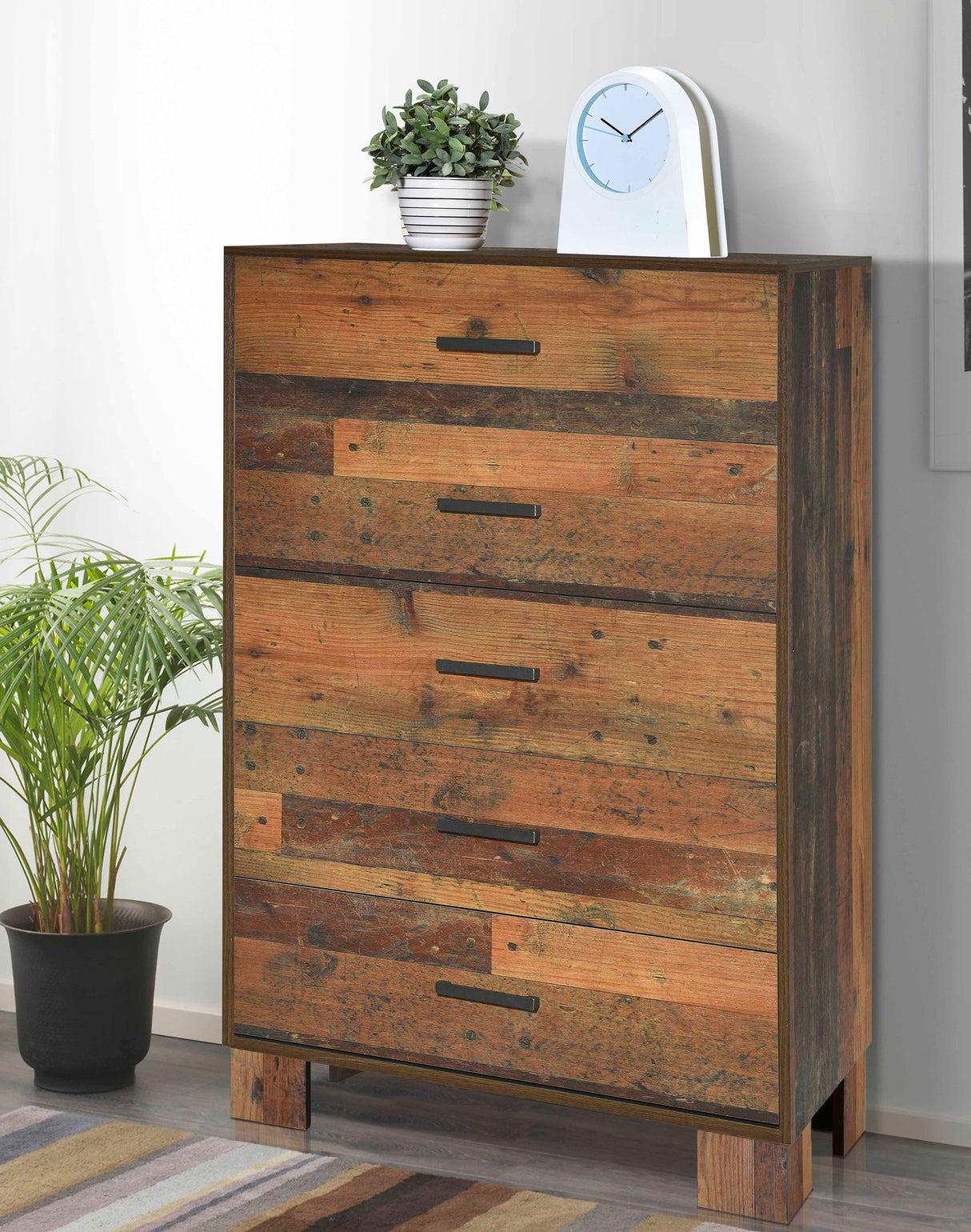 Chest - Sidney 5-drawer Chest Rustic Pine