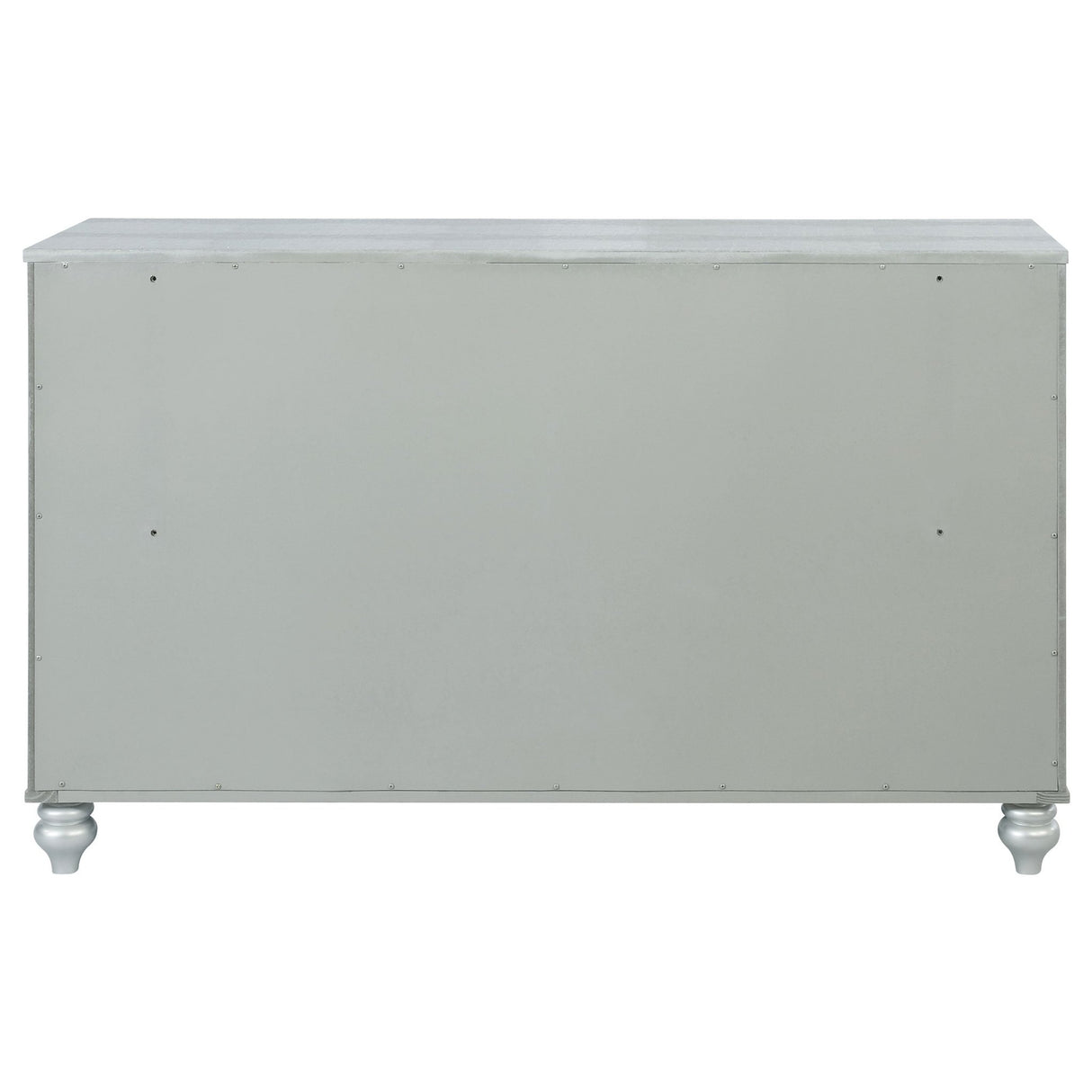 Dresser - Gunnison 6-drawer Dresser Silver Metallic