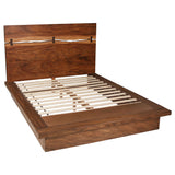 Eastern King Bed  - Winslow Wood Eastern King Panel Bed Smokey Walnut