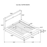 Queen Bed 4 Pc Set - Winslow 4-piece Queen Bedroom Set Smokey Walnut