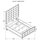 Eastern King Bed 4 Pc Set - Durango 4-piece Eastern King Bedroom Set Smoked Peppercorn