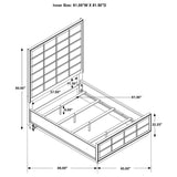 Queen Bed 4 Pc Set - Durango 4-piece Queen Bedroom Set Smoked Peppercorn