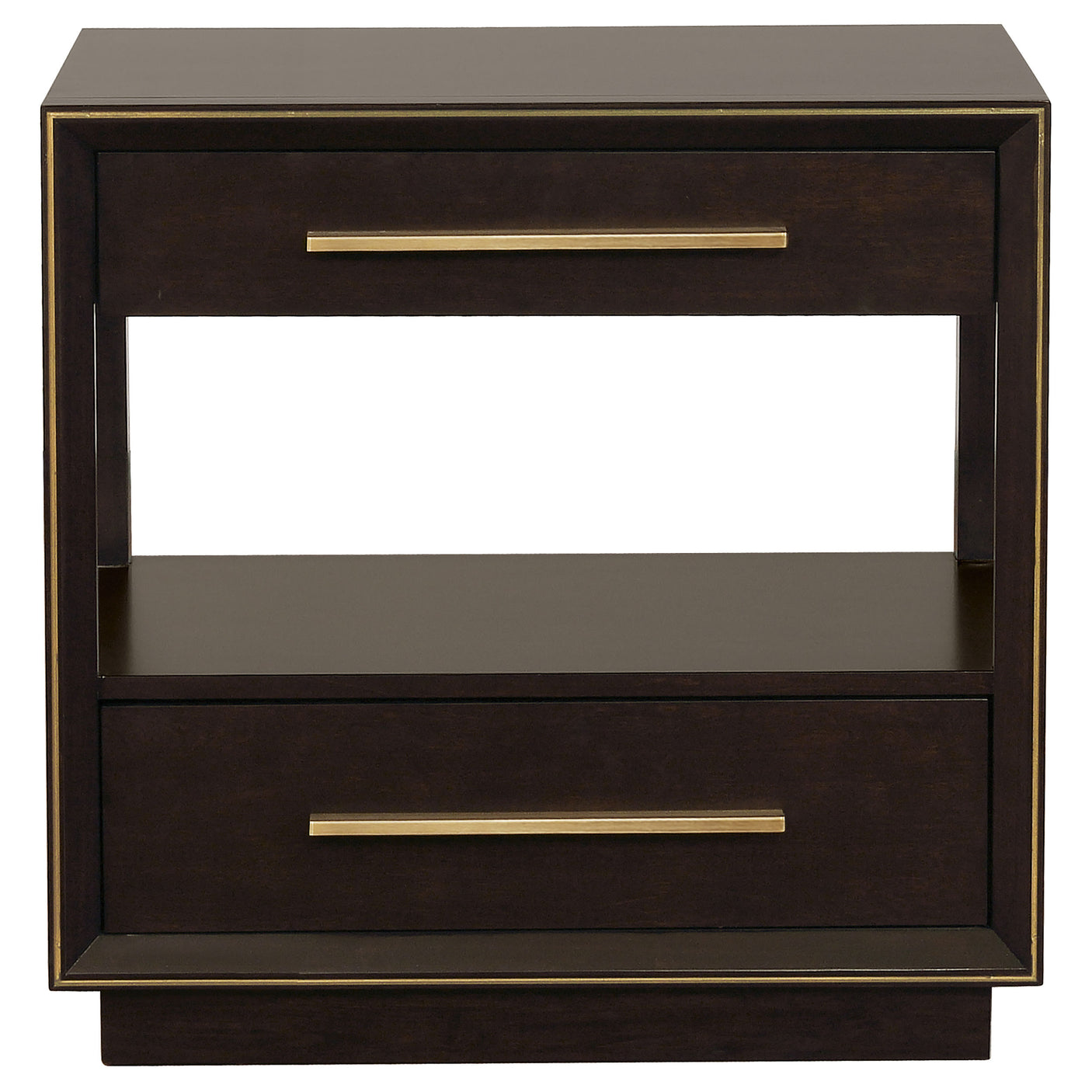 Nightstand - Durango 2-drawer Nightstand Smoked Peppercorn