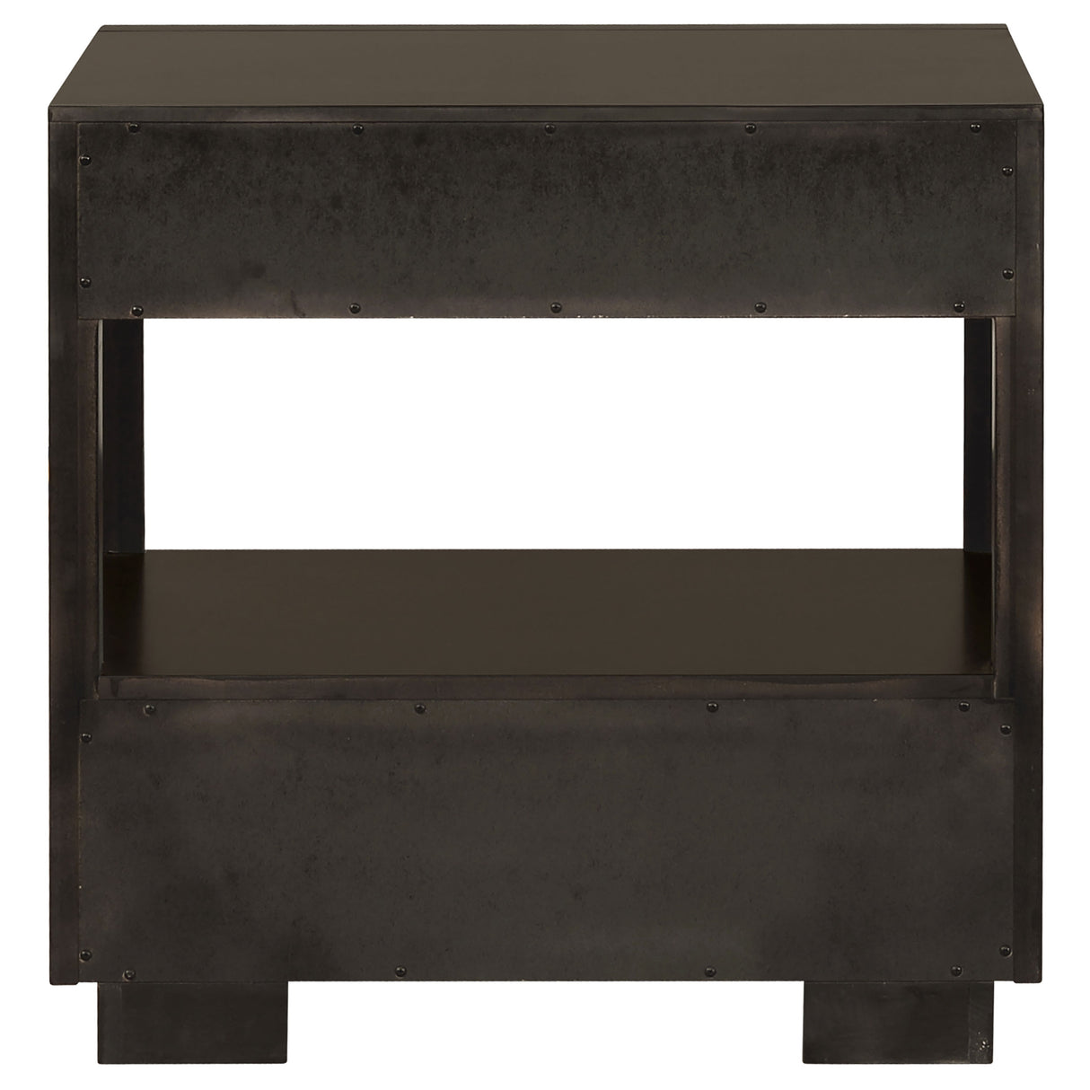 Nightstand - Durango 2-drawer Nightstand Smoked Peppercorn