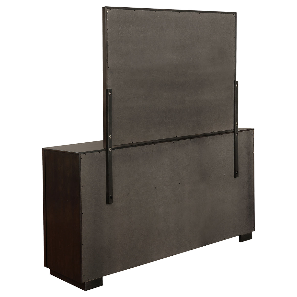 Dresser With Mirror - Durango 8-drawer Dresser with Mirror Smoked Peppercorn