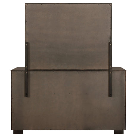 Dresser With Mirror - Durango 8-drawer Dresser with Mirror Smoked Peppercorn