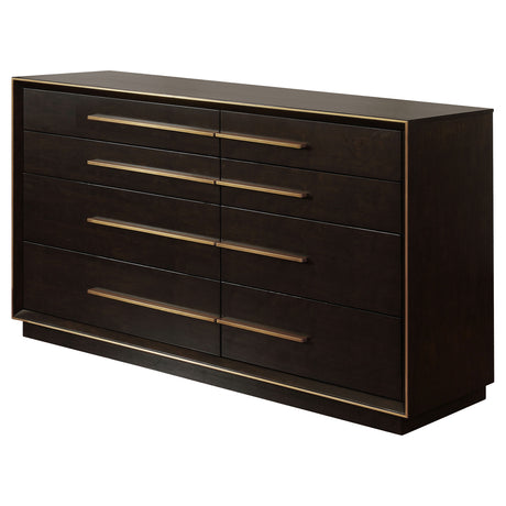 Dresser - Durango 8-drawer Dresser Smoked Peppercorn