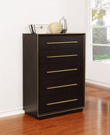 Chest - Durango 5-drawer Chest Smoked Peppercorn