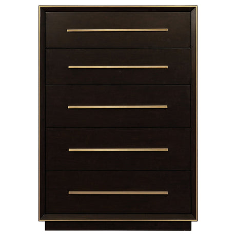 Chest - Durango 5-drawer Chest Smoked Peppercorn