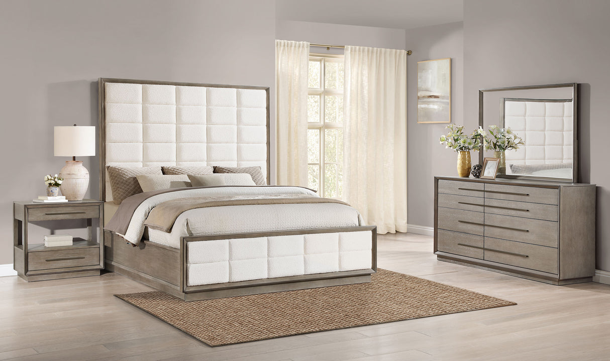Durango 4-Piece Queen Bedroom Set Washed Oak – Coaster Furniture - Home Elegance USA