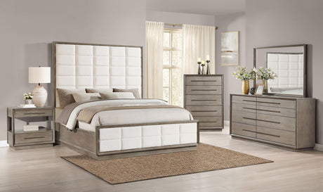 Durango 5-Piece Queen Bedroom Set Washed Oak – Coaster Furniture - Home Elegance USA