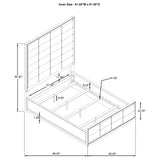 Durango 5-Piece Queen Bedroom Set Washed Oak – Coaster Furniture - Home Elegance USA