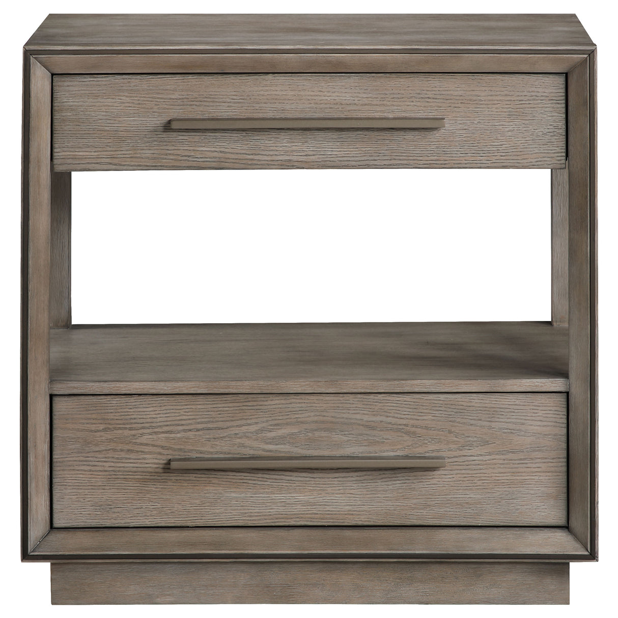 Durango 2-drawer Nightstand Bedside Table Washed Oak - Home Elegance USA