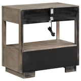 Durango 2-drawer Nightstand Bedside Table Washed Oak - Home Elegance USA