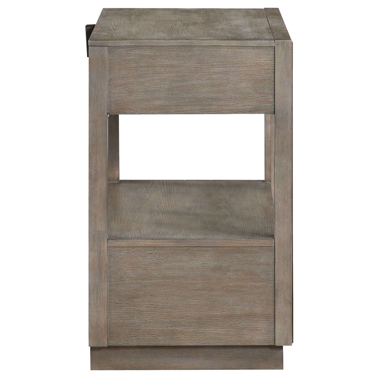 Durango 2-drawer Nightstand Bedside Table Washed Oak - Home Elegance USA