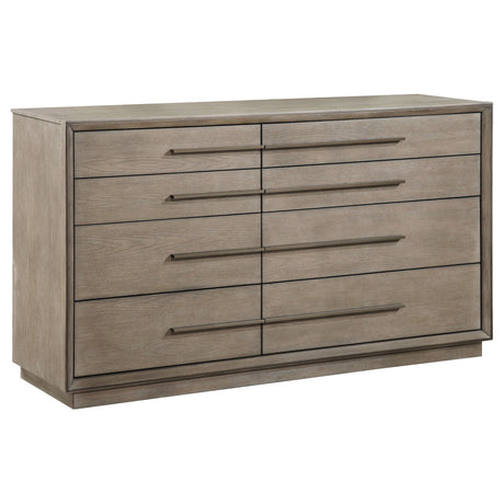 Durango 8-drawer Dresser Washed Oak - Home Elegance USA