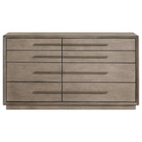 Durango 8-drawer Dresser Washed Oak - Home Elegance USA