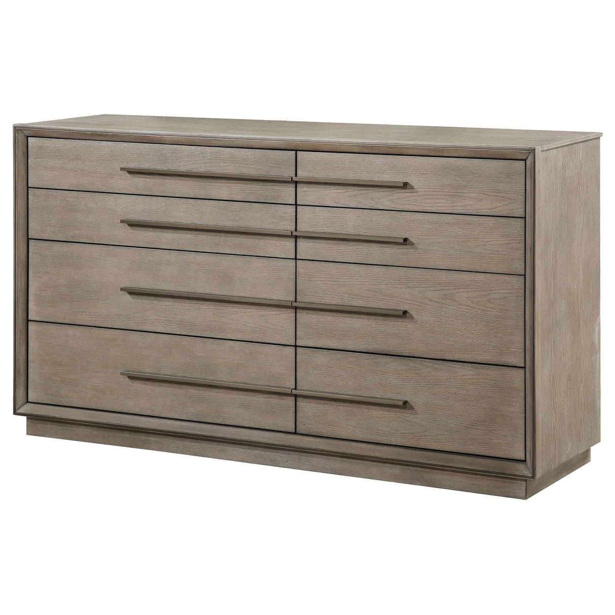Durango 8-drawer Dresser Washed Oak - Home Elegance USA