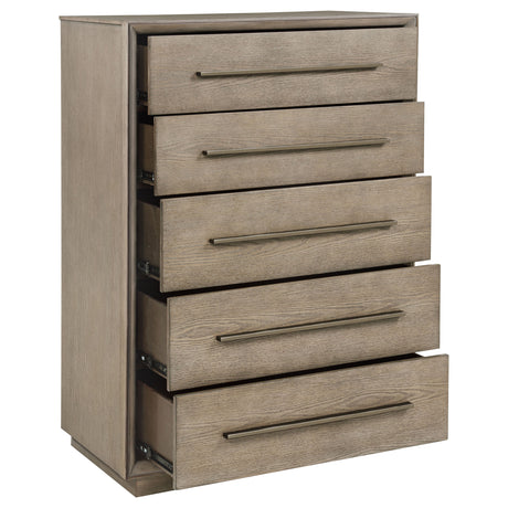 Durango 8-drawer Bedroom Chest Washed Oak - Home Elegance USA