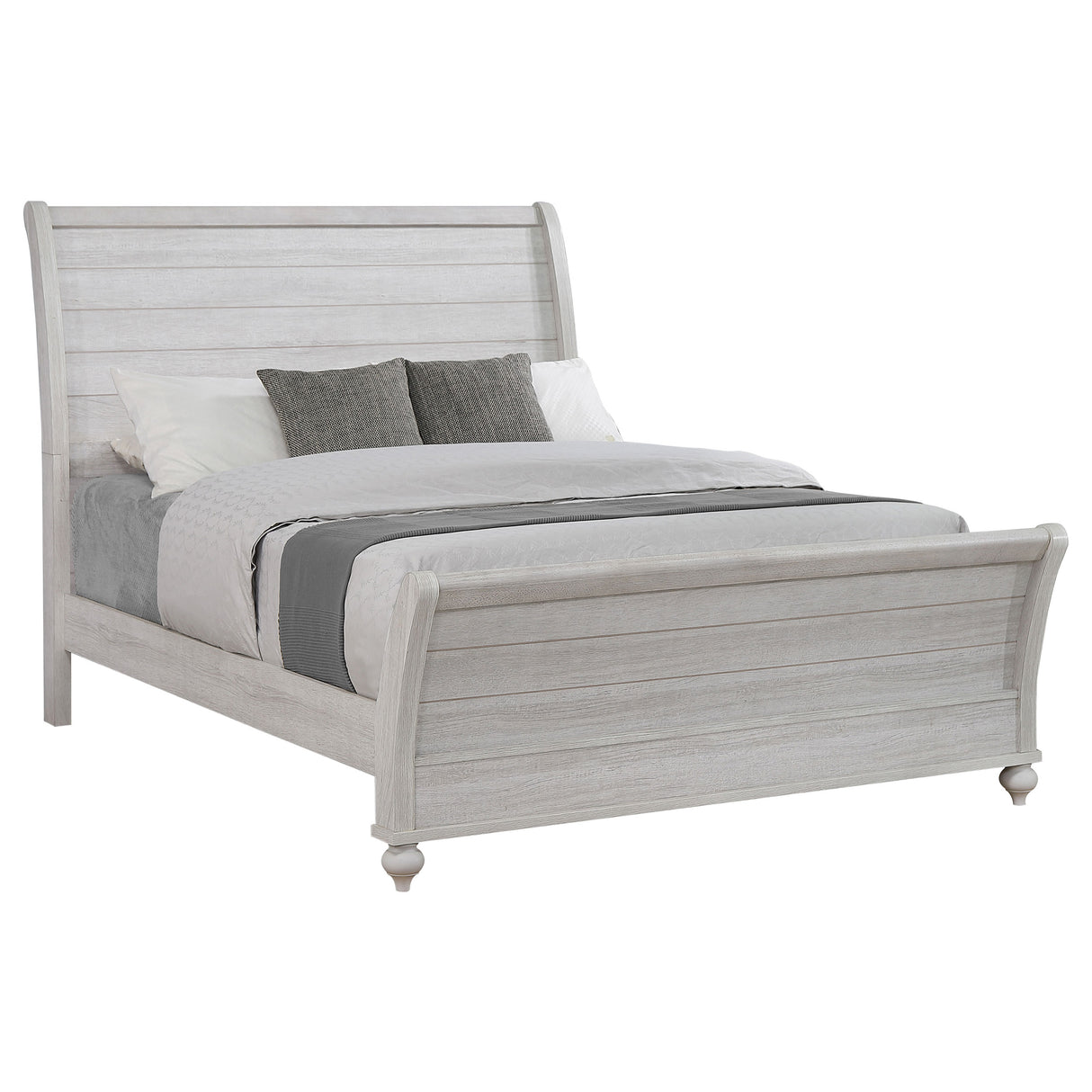 Eastern King Bed 4 Pc Set - Stillwood 4-piece Eastern King Bedroom Set Vintage Linen