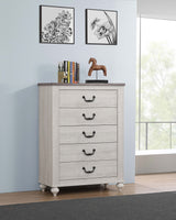 Chest - Stillwood 5-drawer Chest Vintage Linen