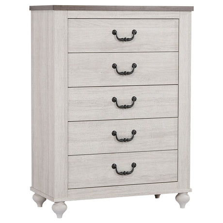 Chest - Stillwood 5-drawer Chest Vintage Linen