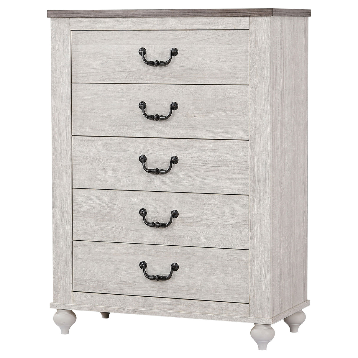 Chest - Stillwood 5-drawer Chest Vintage Linen