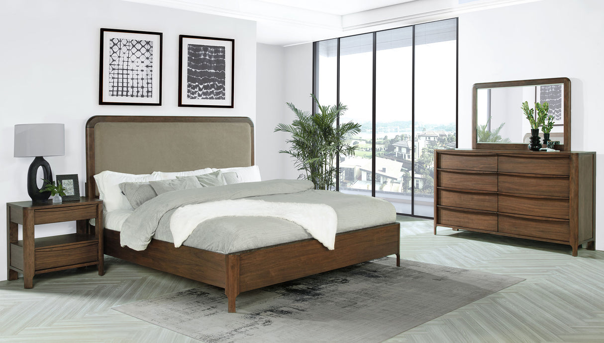 Maderia 4-piece Queen Bedroom Set Walnut – Coaster Furniture