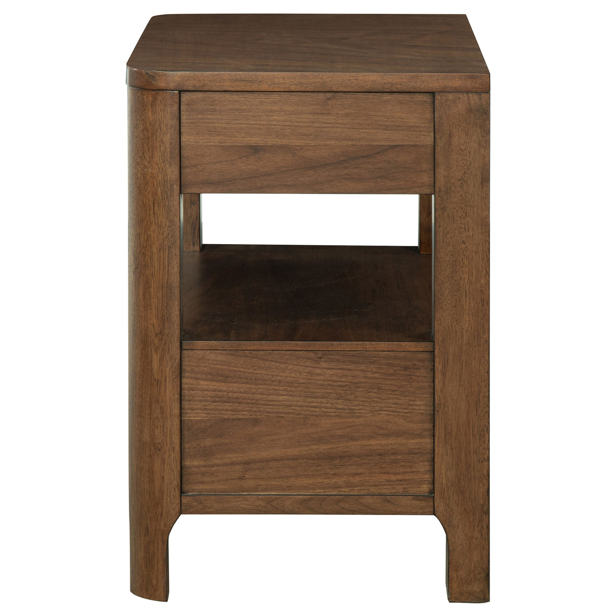 Maderia 2-drawer Nightstand Bedside Table Walnut - Home Elegance USA