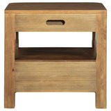 Maderia 2-drawer Nightstand Bedside Table Walnut - Home Elegance USA