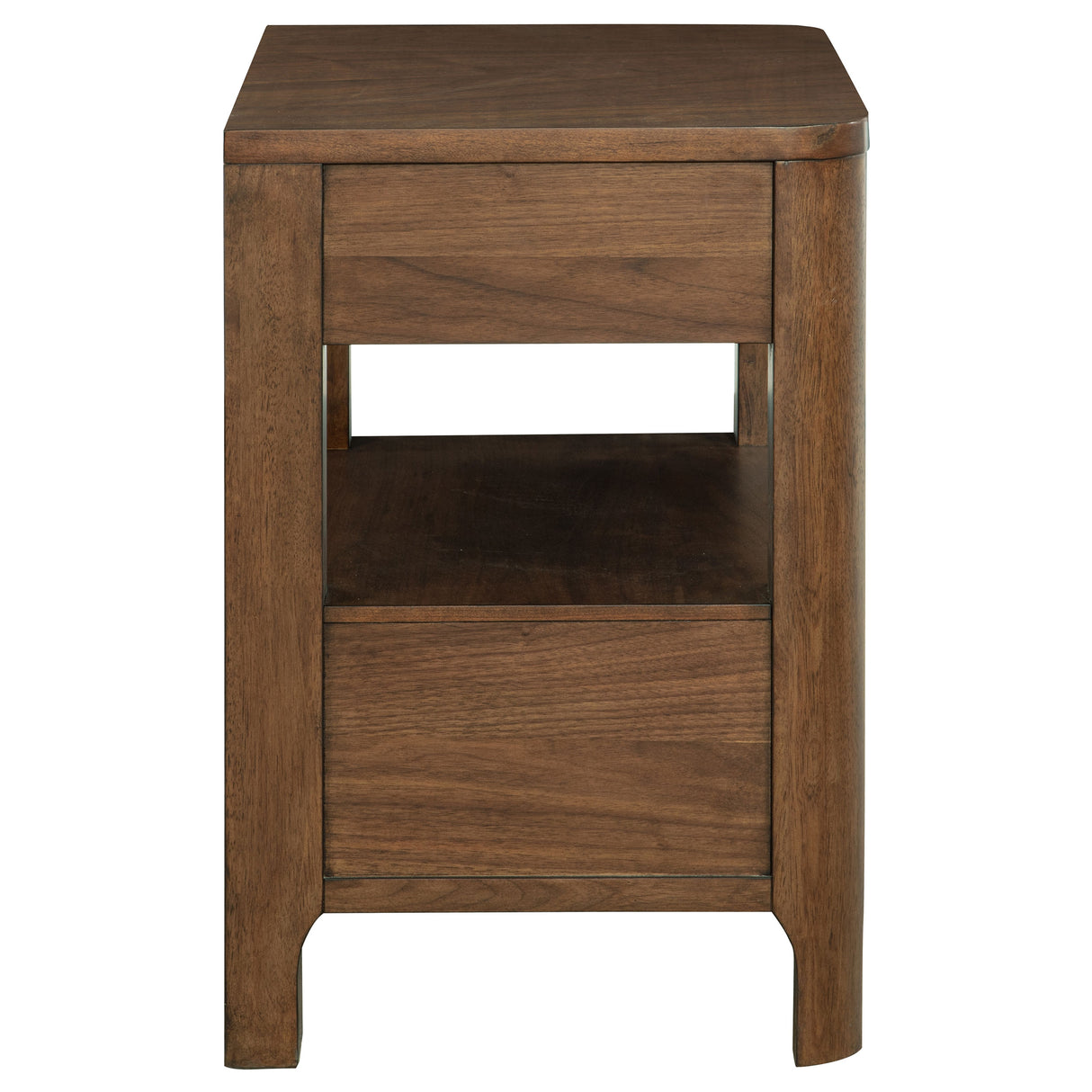 Maderia 2-drawer Nightstand Bedside Table Walnut - Home Elegance USA