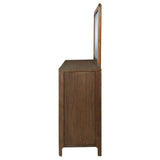 Maderia 8-drawer Dresser and Mirror Walnut - Home Elegance USA