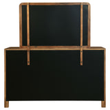 Maderia 8-drawer Dresser and Mirror Walnut - Home Elegance USA