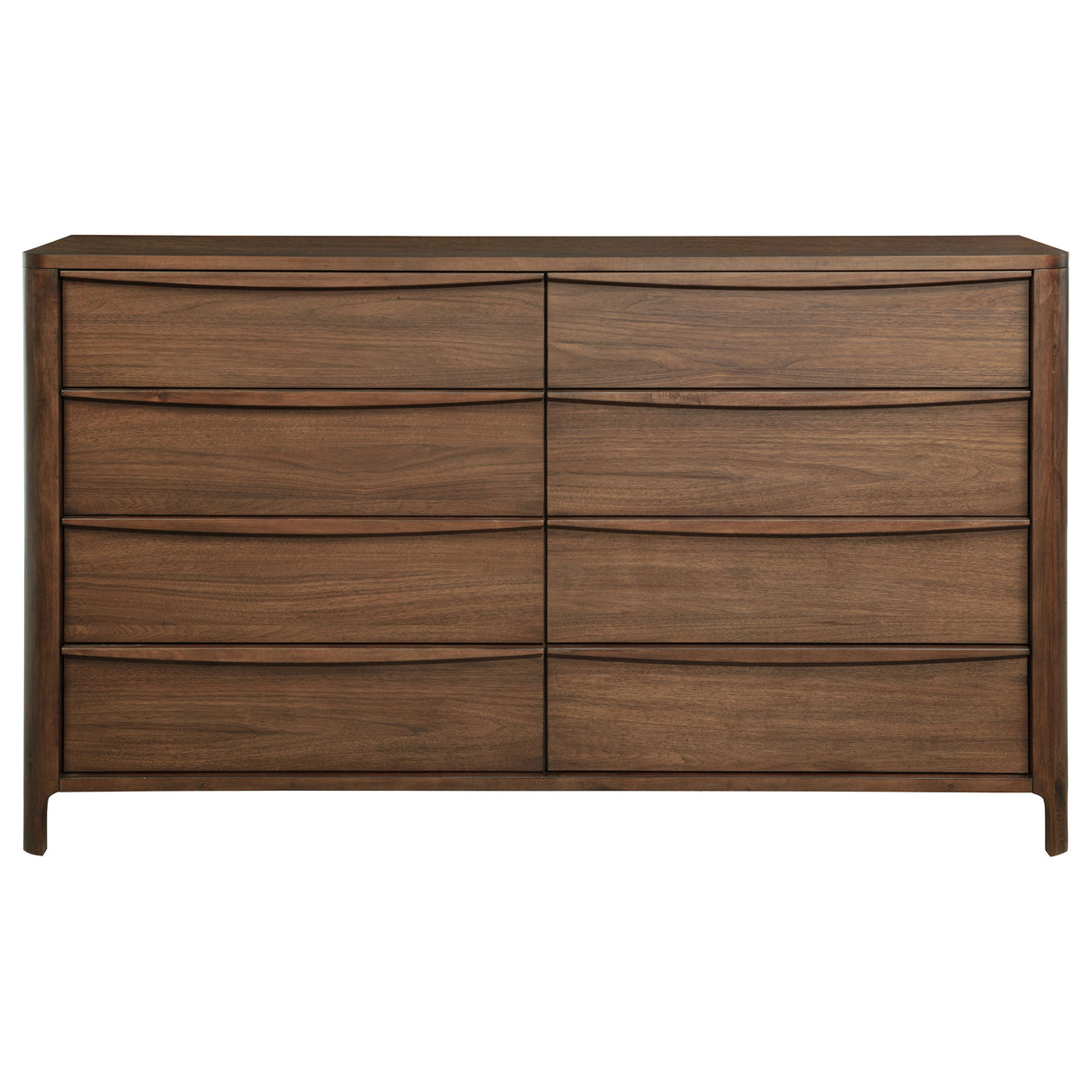 Maderia 8-drawer Dresser Cabinet Walnut - Home Elegance USA