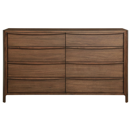 Maderia 8-drawer Dresser Cabinet Walnut - Home Elegance USA